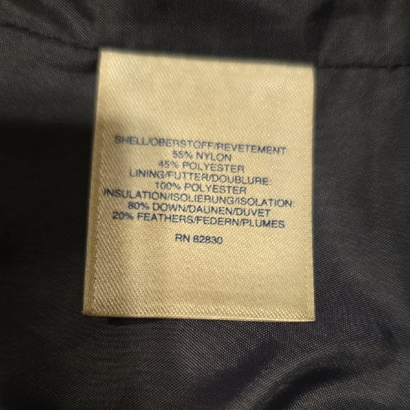 Lands' End Women's Charcoal Puffer Vest Large/Tall. - Picture 5 of 5